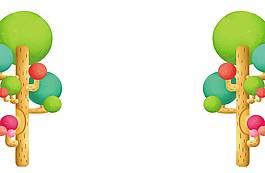 手繪彩色大概元素