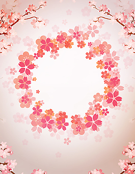 花圈母亲节背景素材