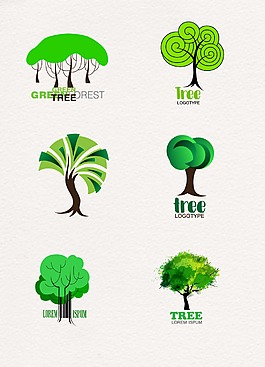 创意卡通设计绿色植物