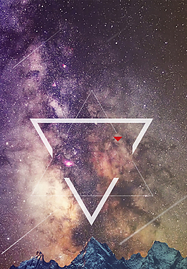 幾何科技星空背景