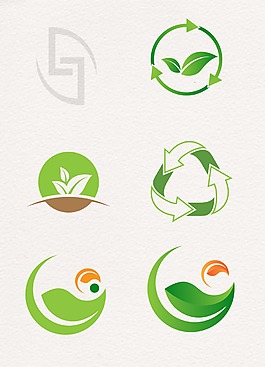 現(xiàn)代卡通設(shè)計環(huán)保圖案