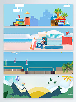 清涼一夏banner背景