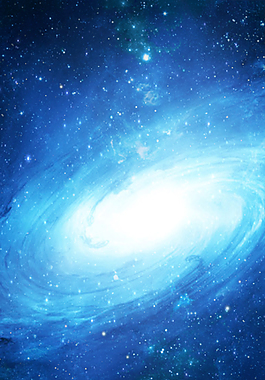 蓝色科幻星球背景素材