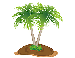 清新綠色植物元素