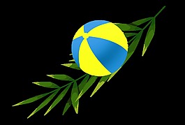 手繪卡通夏天裝飾素材