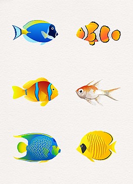精致創意魚類魚群
