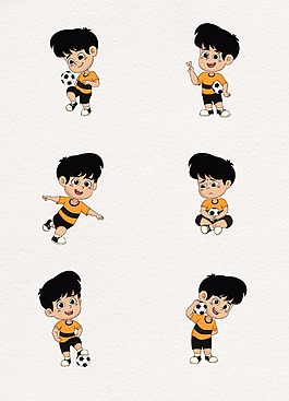 黑色頭發(fā)可愛小孩設(shè)計