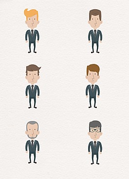 深色衣服人物男子設計