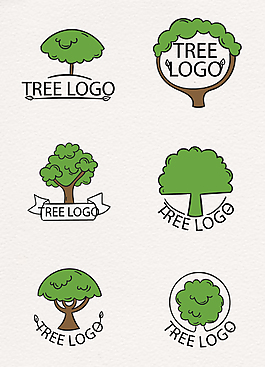 绿色创意矢量树木图标