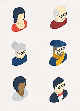 創(chuàng)意卡通人物頭像設(shè)計