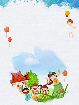 幼兒園招聘幼師招聘海報(bào)背景