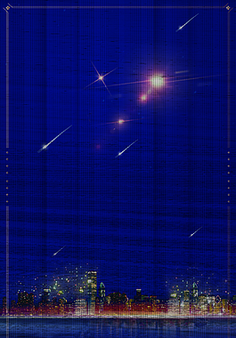 蓝色时尚大气地产背景