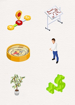科技金錢生活圖案