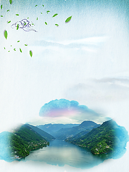 中國風(fēng)傳統(tǒng)山水風(fēng)景背景