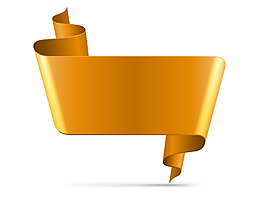矢量簡(jiǎn)約金黃色橫條元素
