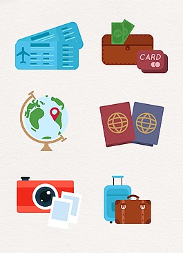 旅行主題設(shè)計圖案