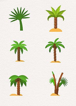 绿色植物椰子树设计