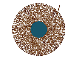 卡通線條幾何圓形時(shí)針元素