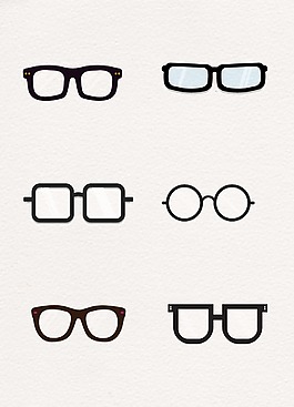 简约卡通眼镜设计
