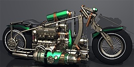 摩托車比賽快速經(jīng)過音效素材