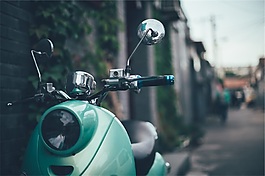 摩托車慢速停車音效素材
