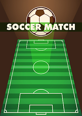 創意足球比賽圖案元素