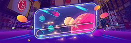 閃亮電商店鋪banner背景