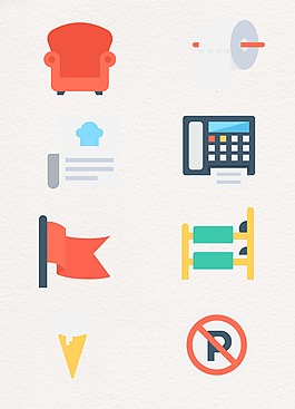 現代扁平化設計圖案