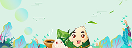 傳統(tǒng)節(jié)日端午節(jié)banner背景