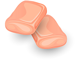 矢量长方形粉色洗脸香皂