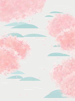日本旅游旅行唯美櫻花背景