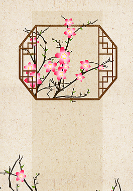 唯美春天醉美樱花节春季旅游背景