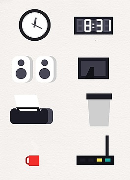 現(xiàn)代電子科技設(shè)計(jì)圖案