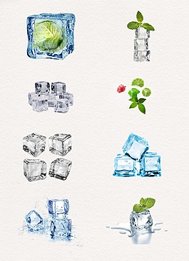 綠色葉子夏日冰涼