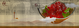 紅燒肉banner創(chuàng)意背景