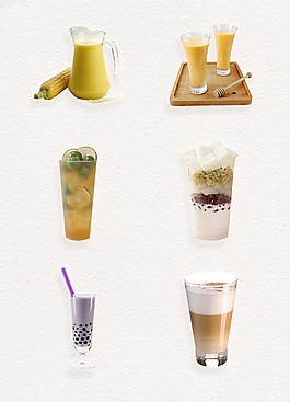 清涼奶茶飲品產(chǎn)品實(shí)物素材
