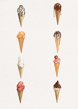 日常奶油巧克力冰淇淋