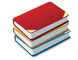 卡通簡約質(zhì)感書籍元素