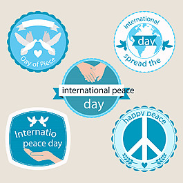 多款世界和平節日圖片矢量素材