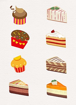 巧克力花紋點心設計