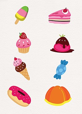 草莓甜甜圈点心设计
