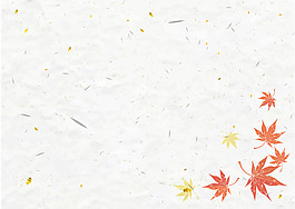 日本紙紋背景(含楓葉)
