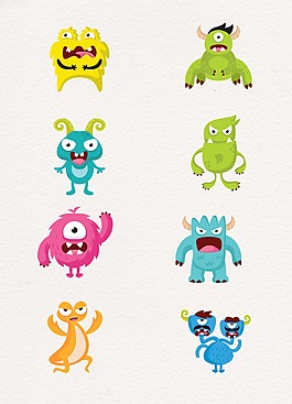 兇惡可愛怪物設(shè)計