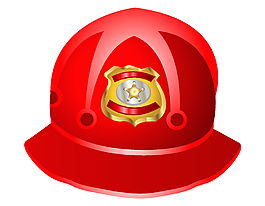 红色时尚帽子矢量元素