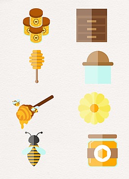 黄色蜜蜂设计主题