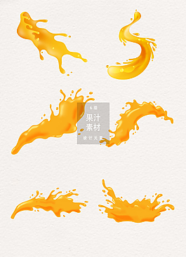果汁設(shè)計(jì)元素