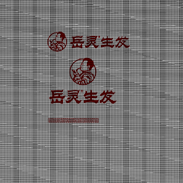 岳灵生发logo