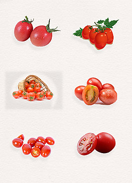 可口小番茄免扣素材设计