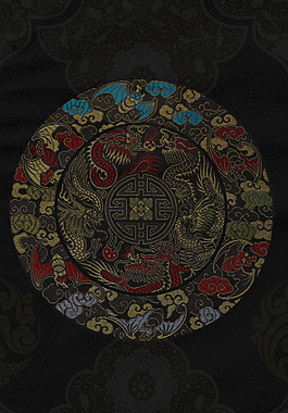 中國風(fēng)藝術(shù)刺繡海報背景設(shè)計