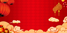 红色喜庆中秋节背景